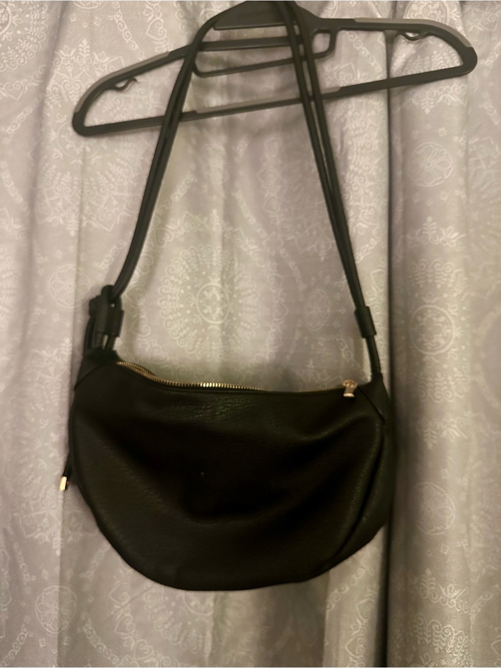 Classic Black #malilili #anthropologie #veganleather Shoulder comes w/dustbag